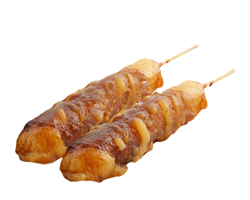 Yakitoris cheese boeuf