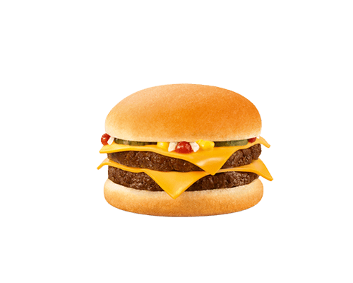 Burger 2 steaks double cheddar