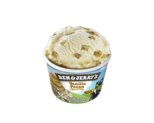 Ben  & jerry's vanilla pécan