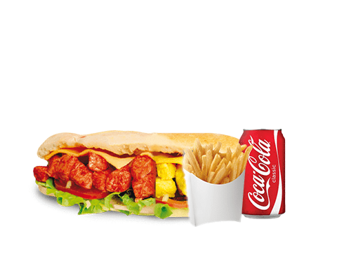 Menu sandwich poulet tikka