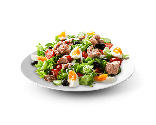 salade thon oeufs tomates olives