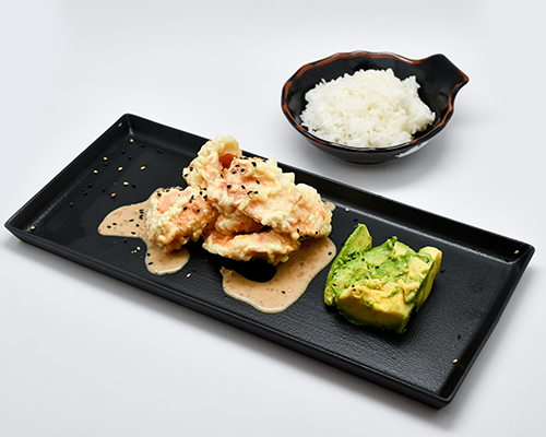 Menu tempura avocat