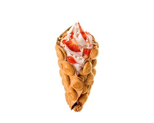 BUBLE WAFFLE chantilly fraise