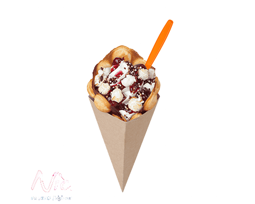 BUBLE WAFLE chocolat pop corn