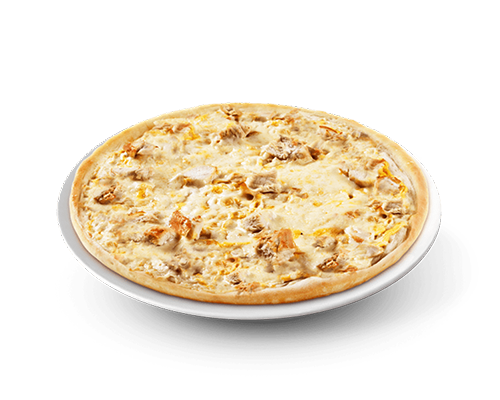 Pizza poulet oignons fromages