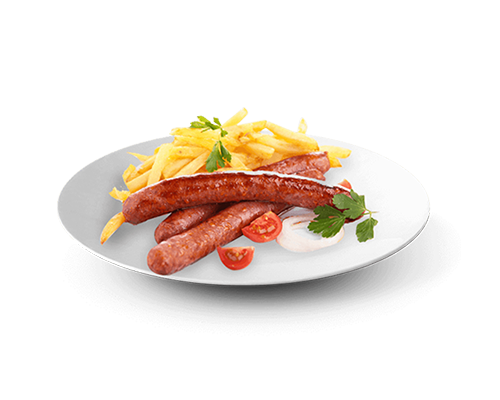 assiette merguez