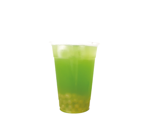 bubble tea vert