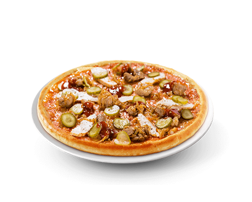 Pizza Kebab poulet cornichons