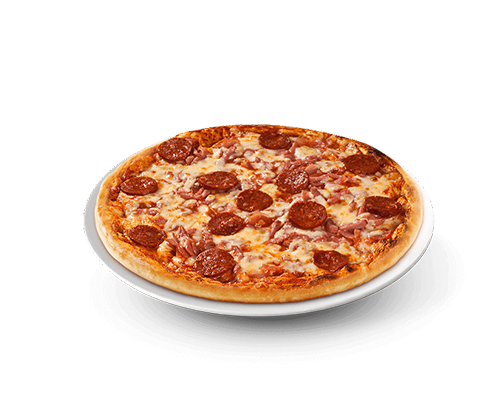 Pizza chorizo lardons jambon