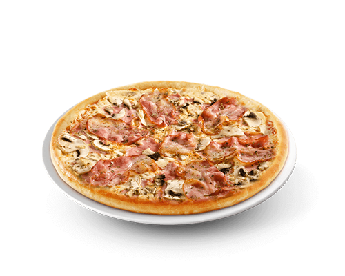 Pizza jambon champignons persillade