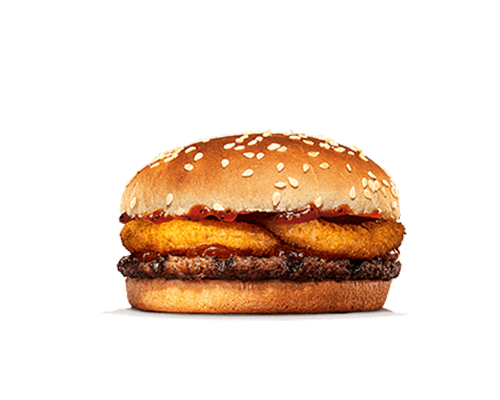 Burger steak 2 galettes de pommes de terre sauce bbq