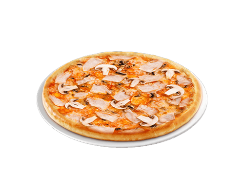 Pizza jambon champignons