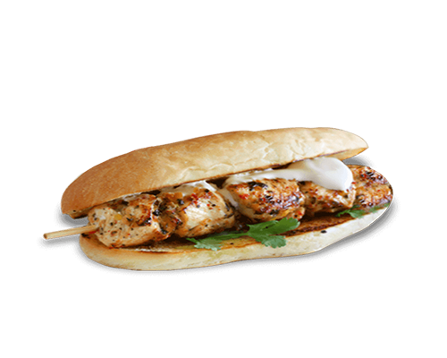 Sandwich brochette provençale