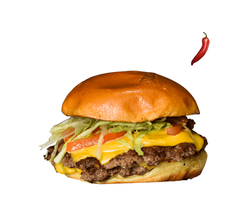 Burger smash steak épicé