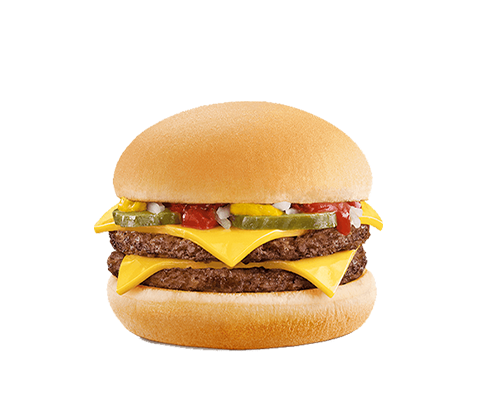 Burger 2 steaks double cheddar