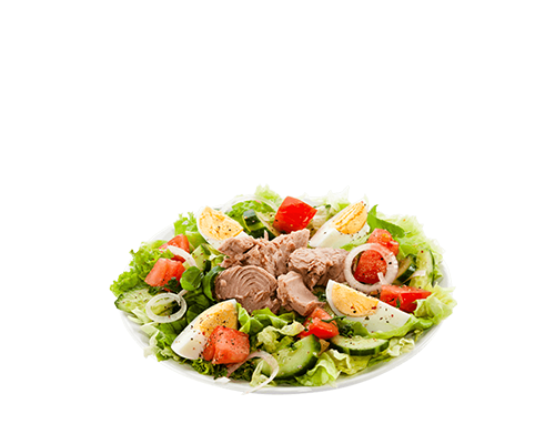 Salade Thon oeuf tomates
