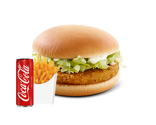 Burger fish salade sauce blanche