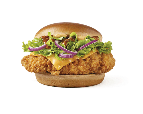 Burger Tenders oignons rouges cheddar 2 sauces