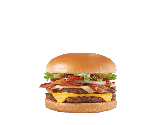 Burger 2 steaks salade tomates oignons cheddar et emmental