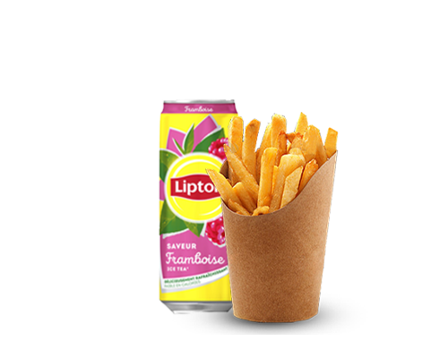 iceteaframboise+frites