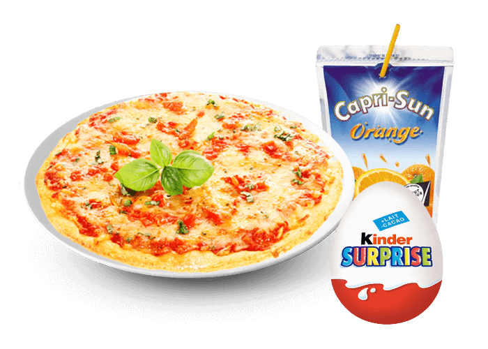 Menu enfant pizza