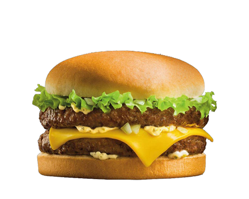 Burger 2 steaks cheddar