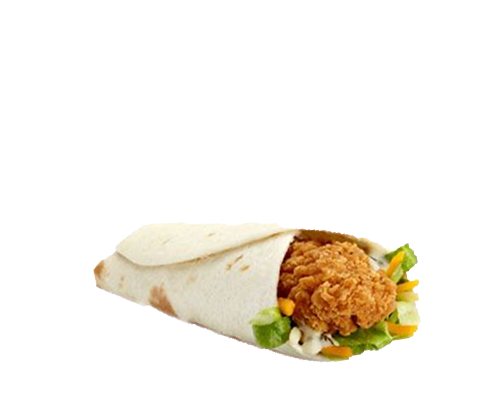 Wrap-poulet-pané