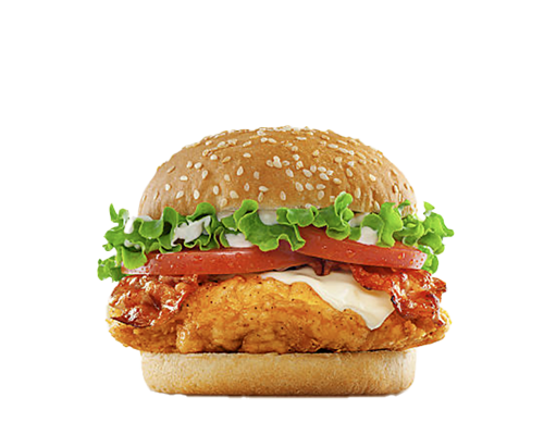 burger-poulet-bacon-tomate-salade